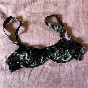 Agent Provocateur Silk Leopard Bra
